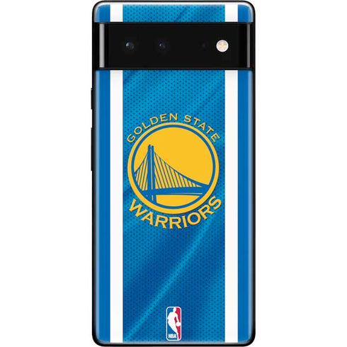 NBA Golden State Warriors Jersey Google Pixel 6 Skin